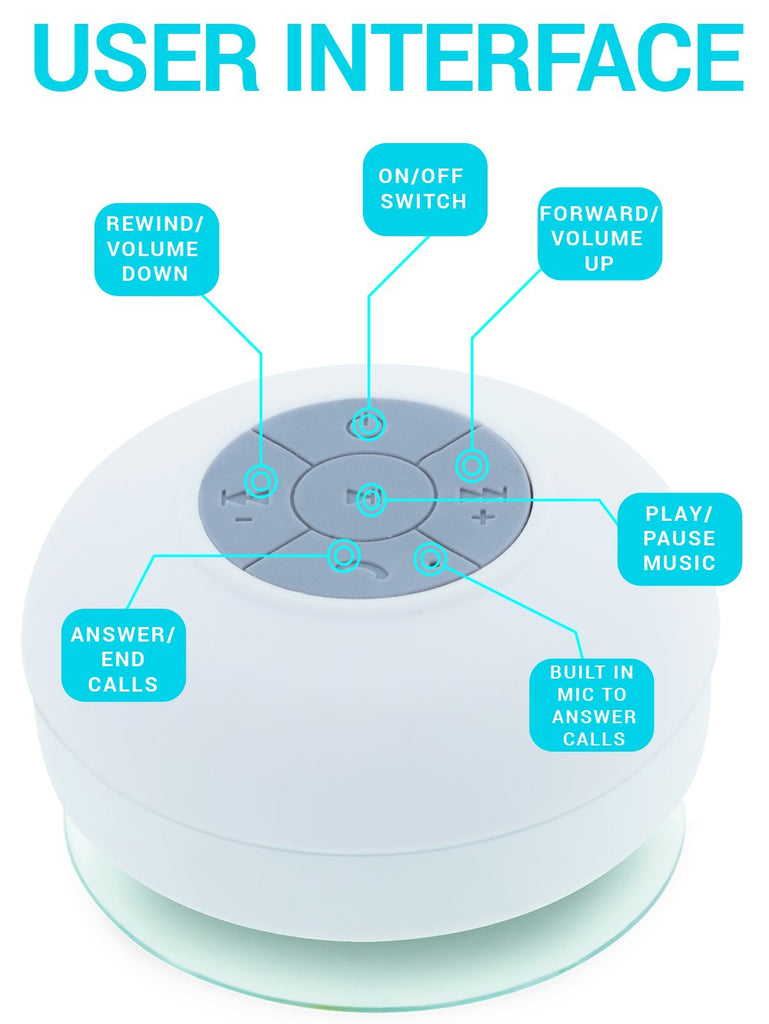 OceanSound Wireless Shower Speaker