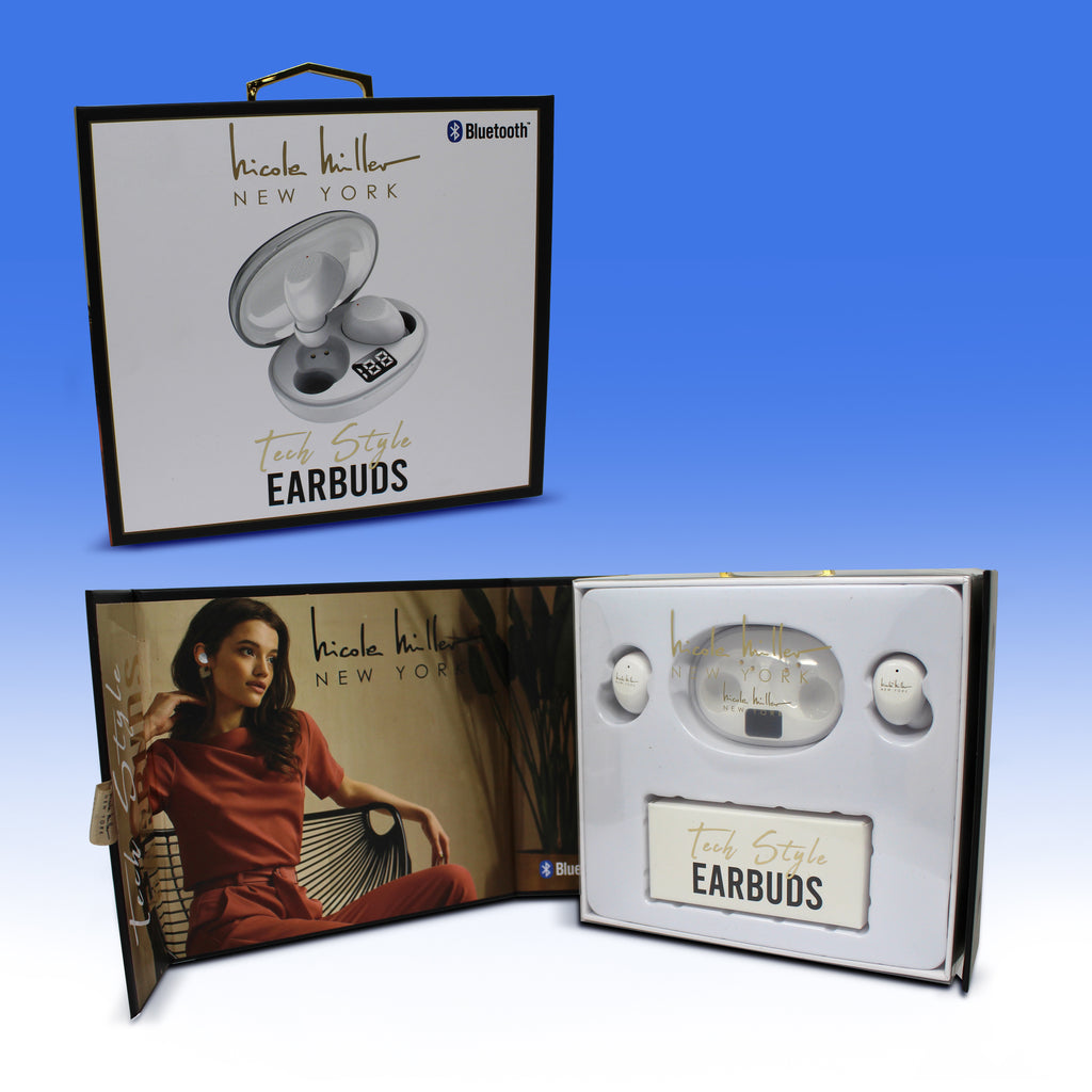 Nicole Miller TechStyle True Wireless Earbuds