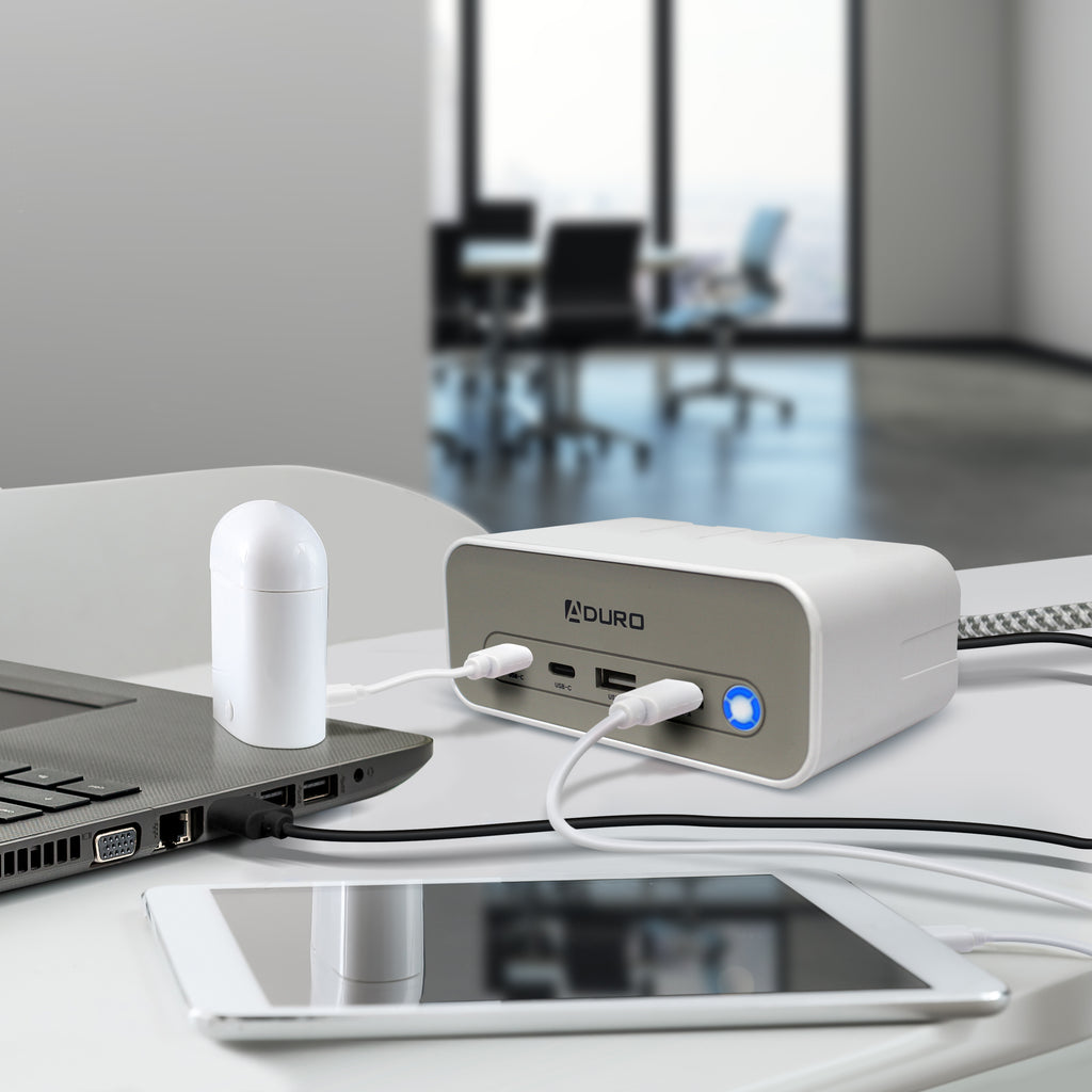 PowerUp OmniHub 7 Universal Charging Station White