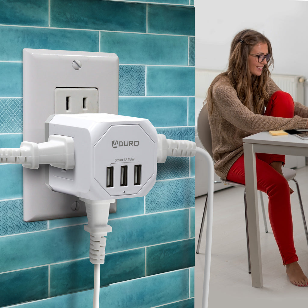 PowerUp Squared Home & Travel Charging Bundle