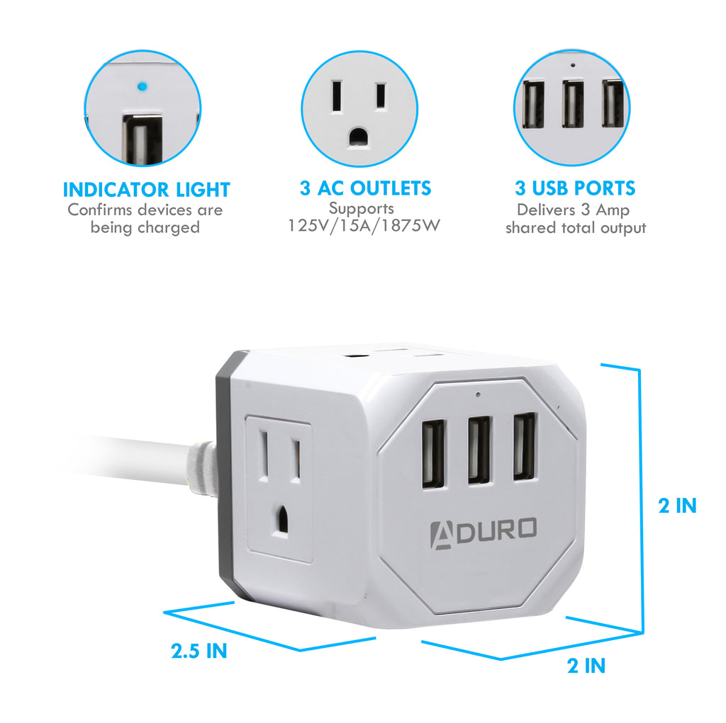 PowerUp Squared Home & Travel Charging Bundle