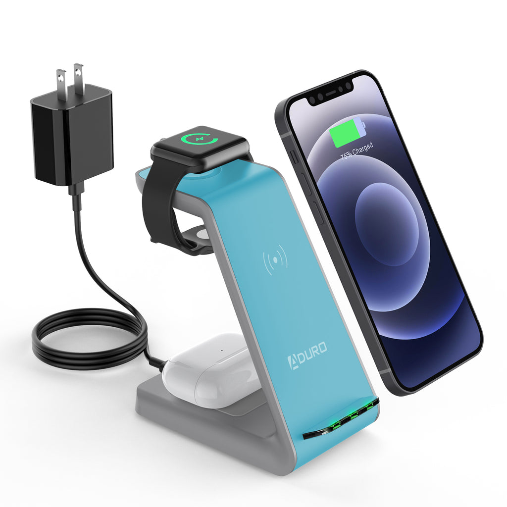 PowerUp Trinity Pro 3 in 1 Charging Station for iPhone, iWatch & AirPods