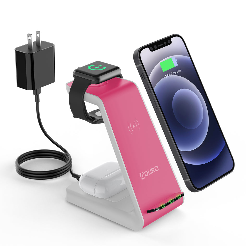 PowerUp Trinity Pro 3 in 1 Charging Station for iPhone, iWatch & AirPods
