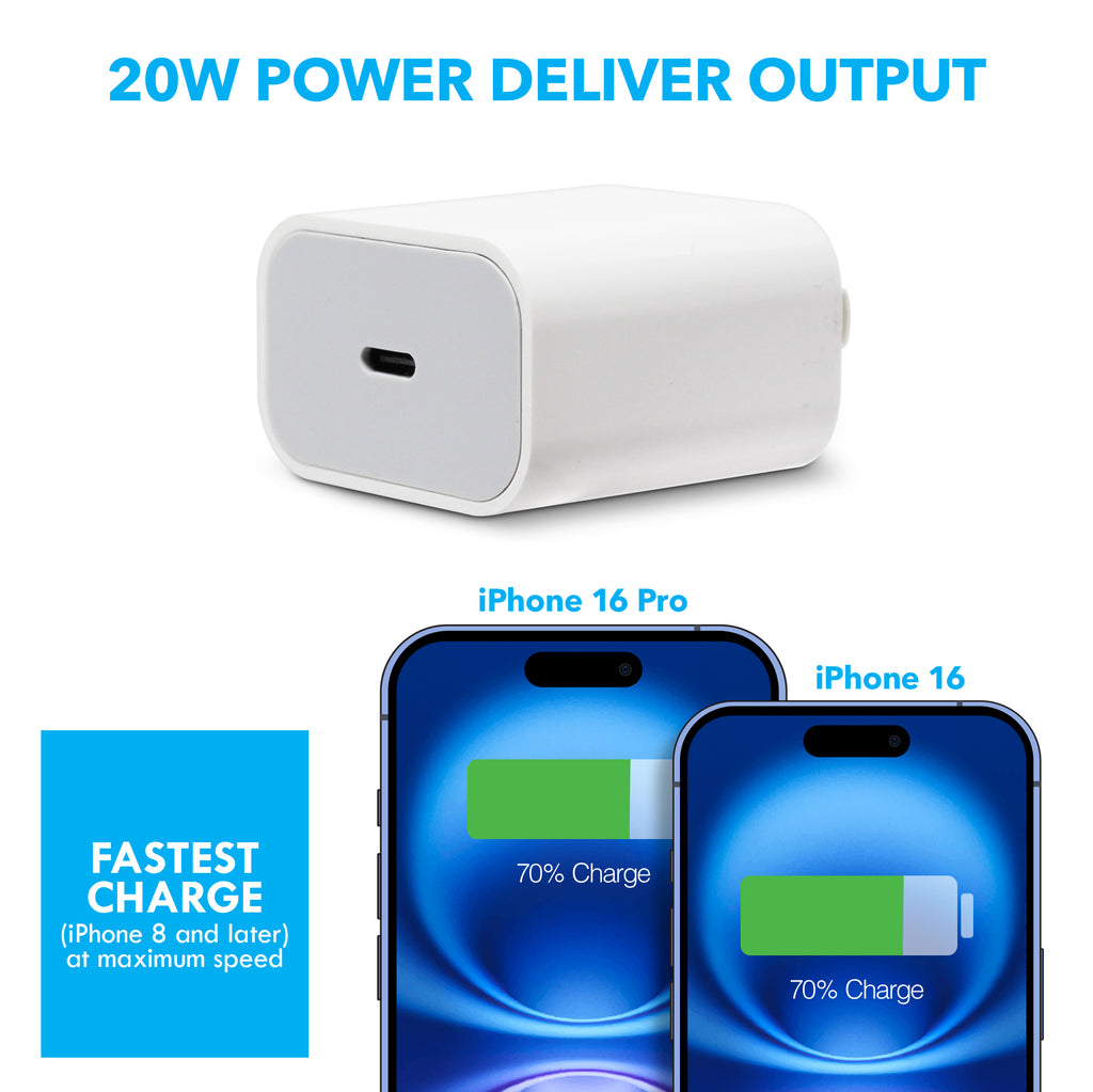 PowerUp PD 20W USB C Universal Fast Charger