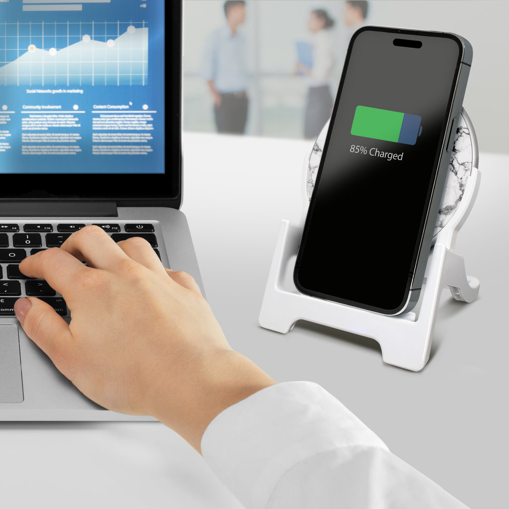 PowerStand 3 in 1 Desktop Wireless Fast Charging Stand