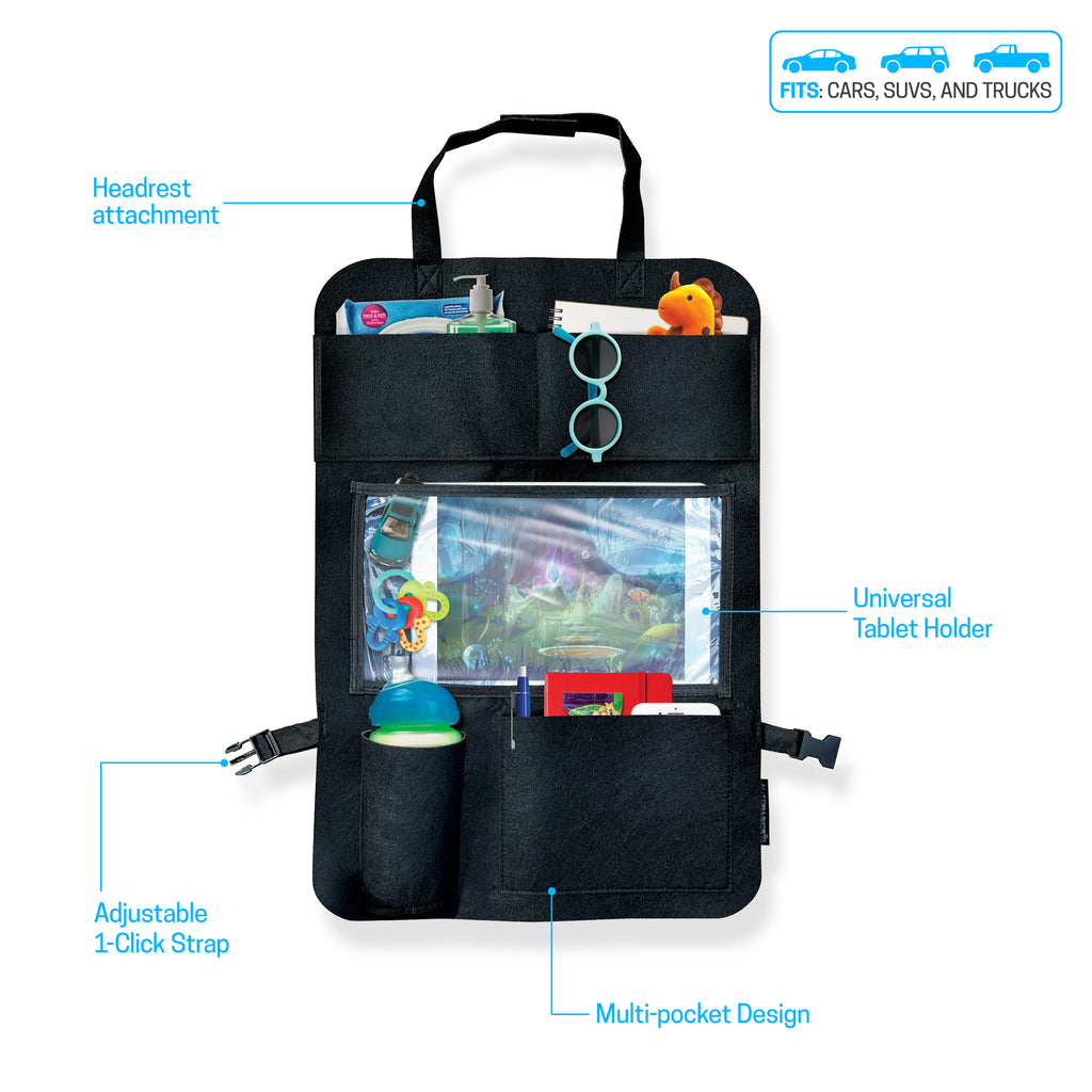 AutoBasics BackSeat Buddy Storage Organizer w/ Tablet Holder