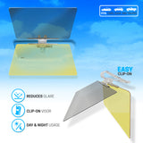 AutoBasics 2 in 1 Anti-Glare Car Visor Day & Night
