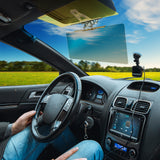 AutoBasics 2 in 1 Anti-Glare Car Visor Day & Night