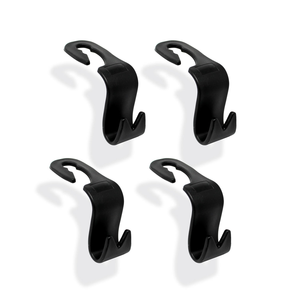 AutoBasics 4 Pack Headrest Seat Hooks