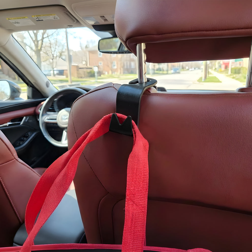AutoBasics 4 Pack Headrest Seat Hooks