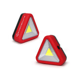 AutoBasics Roadside LED Safety Triangle Lights Twin Pack