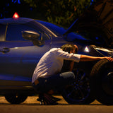 AutoBasics Roadside LED Safety Triangle Lights Twin Pack