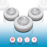 Bright Basics Remote Control Wireless Disc Lights Mega 10 Pack