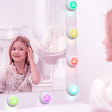 Bright Basics 5 Pack Color Changing Wireless LED Lights w/ Remote Control