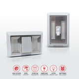 Universal Wireless LED Portable Light Switch Twin Pack
