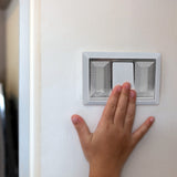 Universal Wireless LED Portable Light Switch Twin Pack