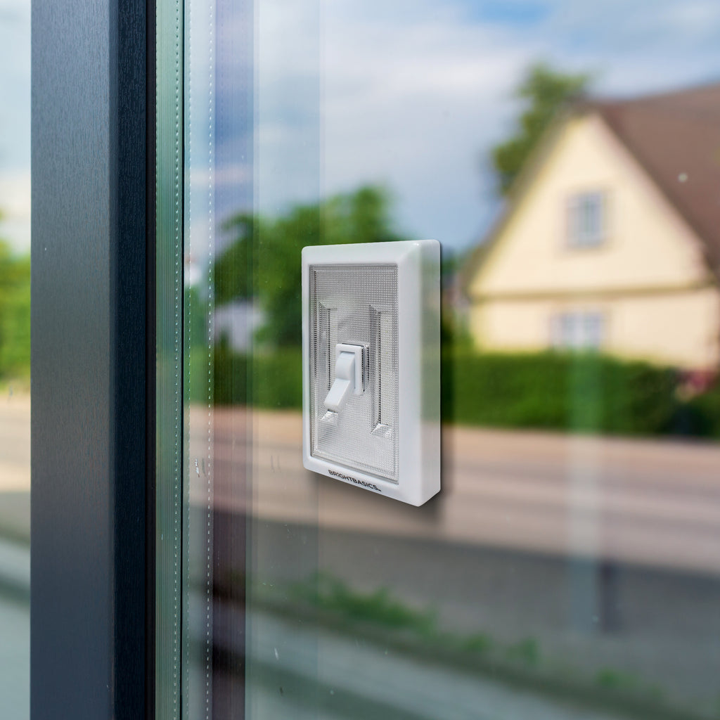 Universal Wireless LED Portable Light Switch Twin Pack