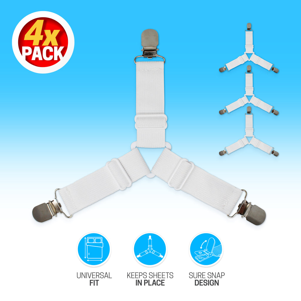 Space & Home Clip & Hold Bedsheet Grips