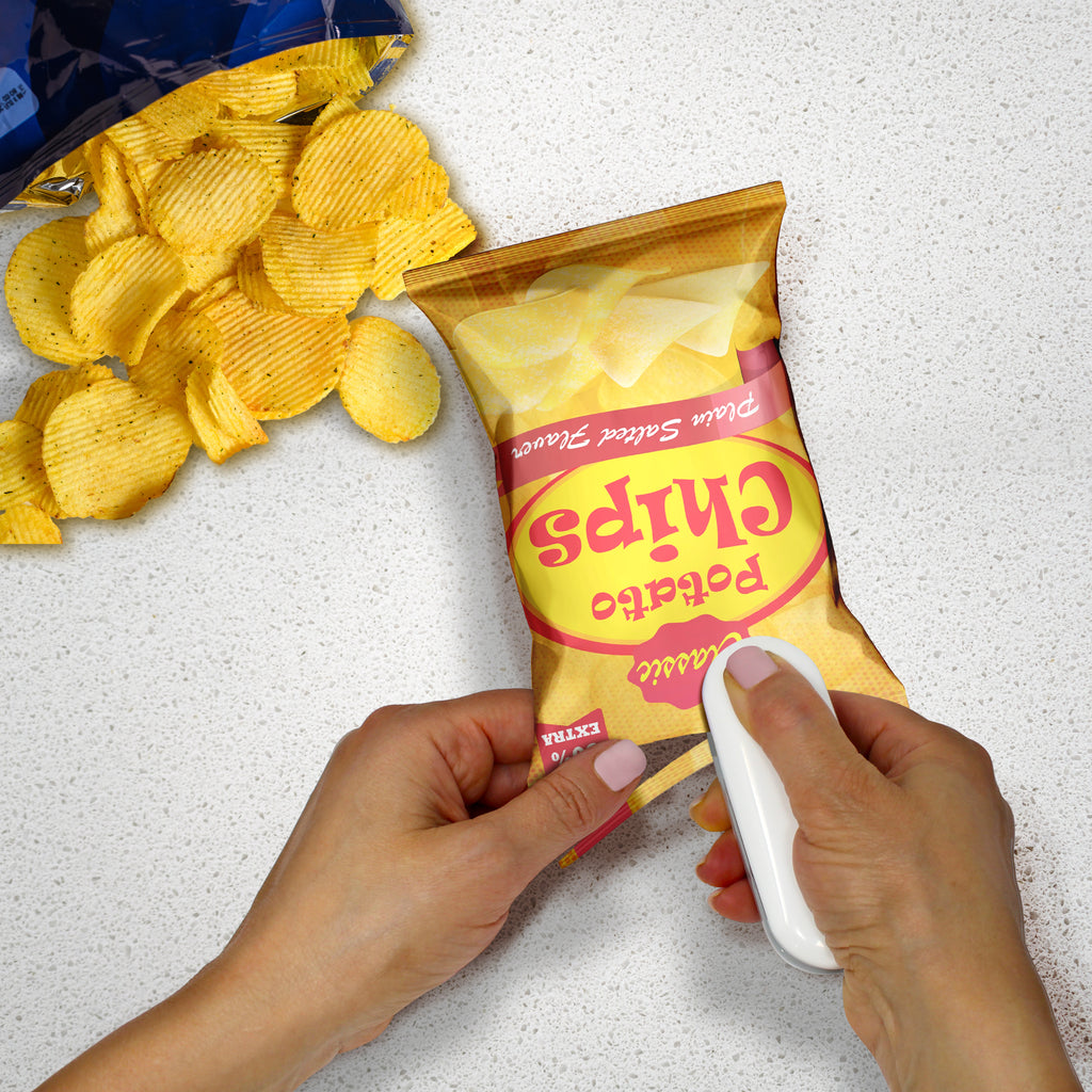 Space & Home 2-in-1 Mini Bag Sealer & Cutter Twin Pack