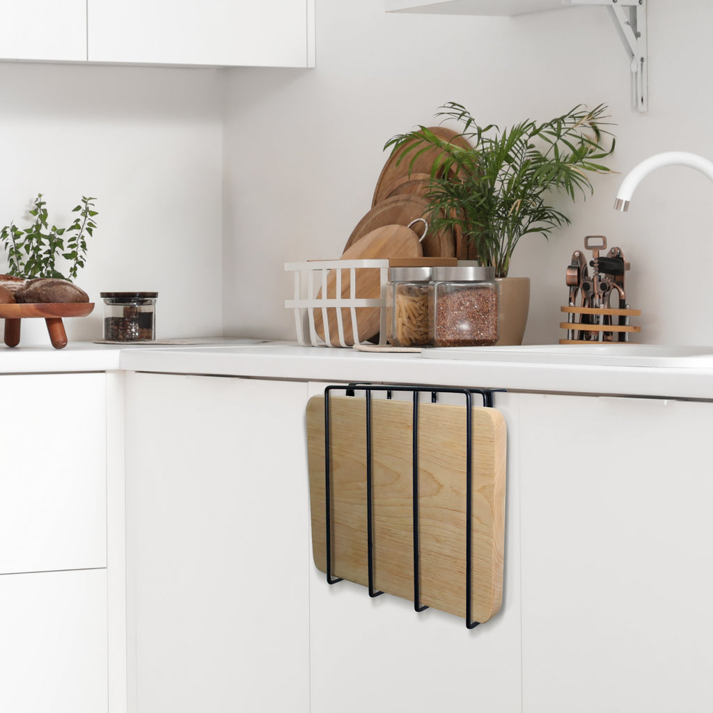Space & Home Hang and Slide Cutting Board Storage Rack