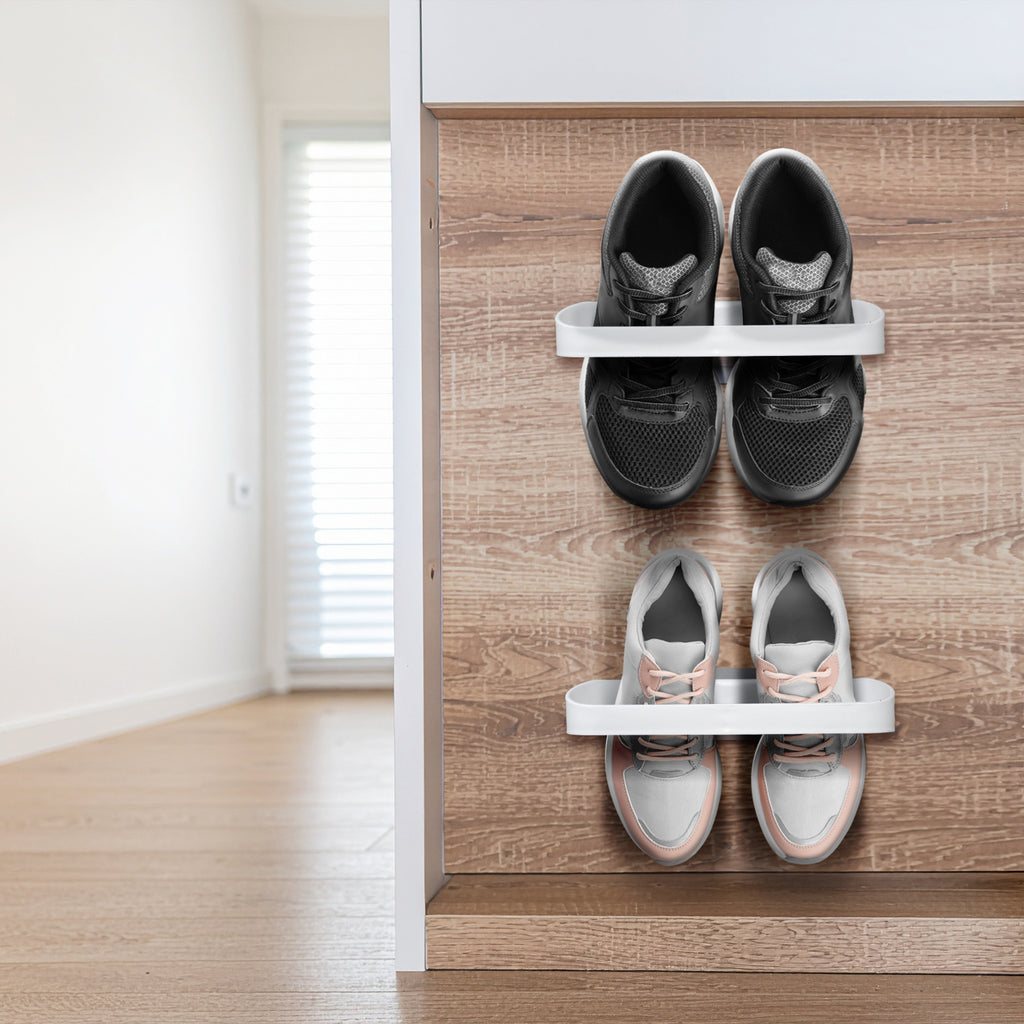 Space & Home Peel & Stick Shoe Holder 4 Pack