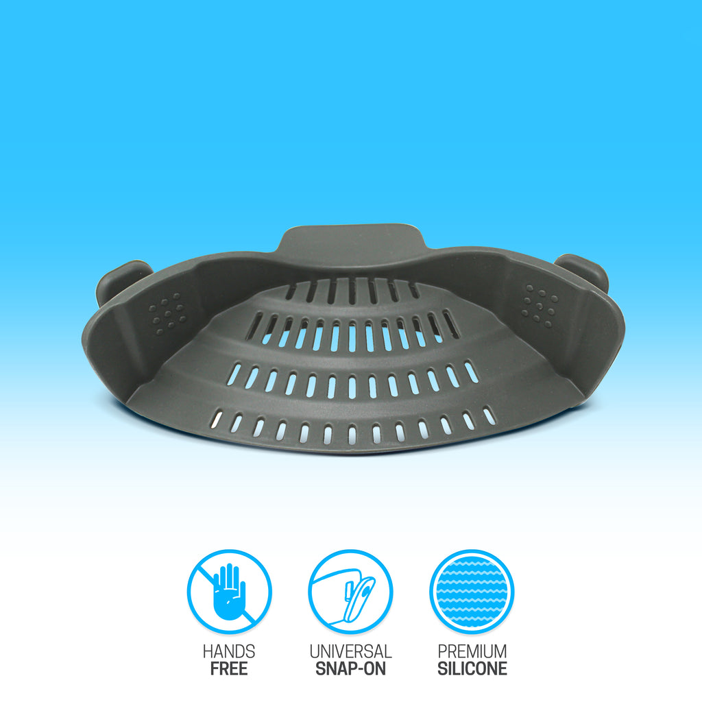 Space & Home Snap & Pour Clip-On Strainer