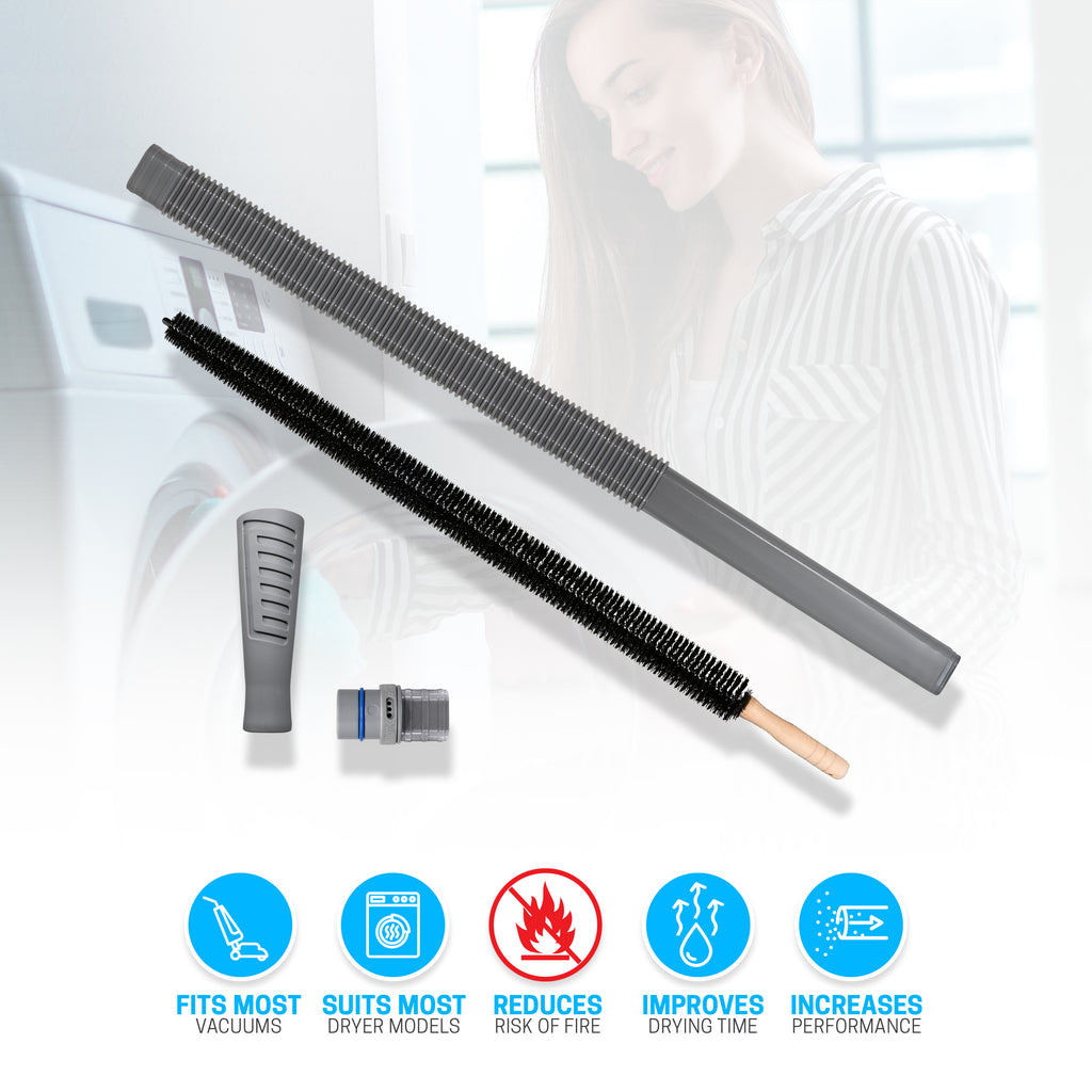 Universal Vacuum Dryer Vent Cleaning Kit