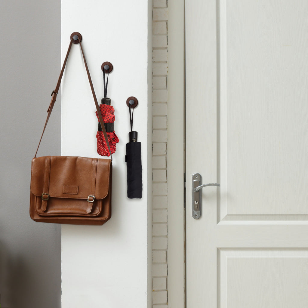 Universal 3 Pack of Wooden Hanging Hooks