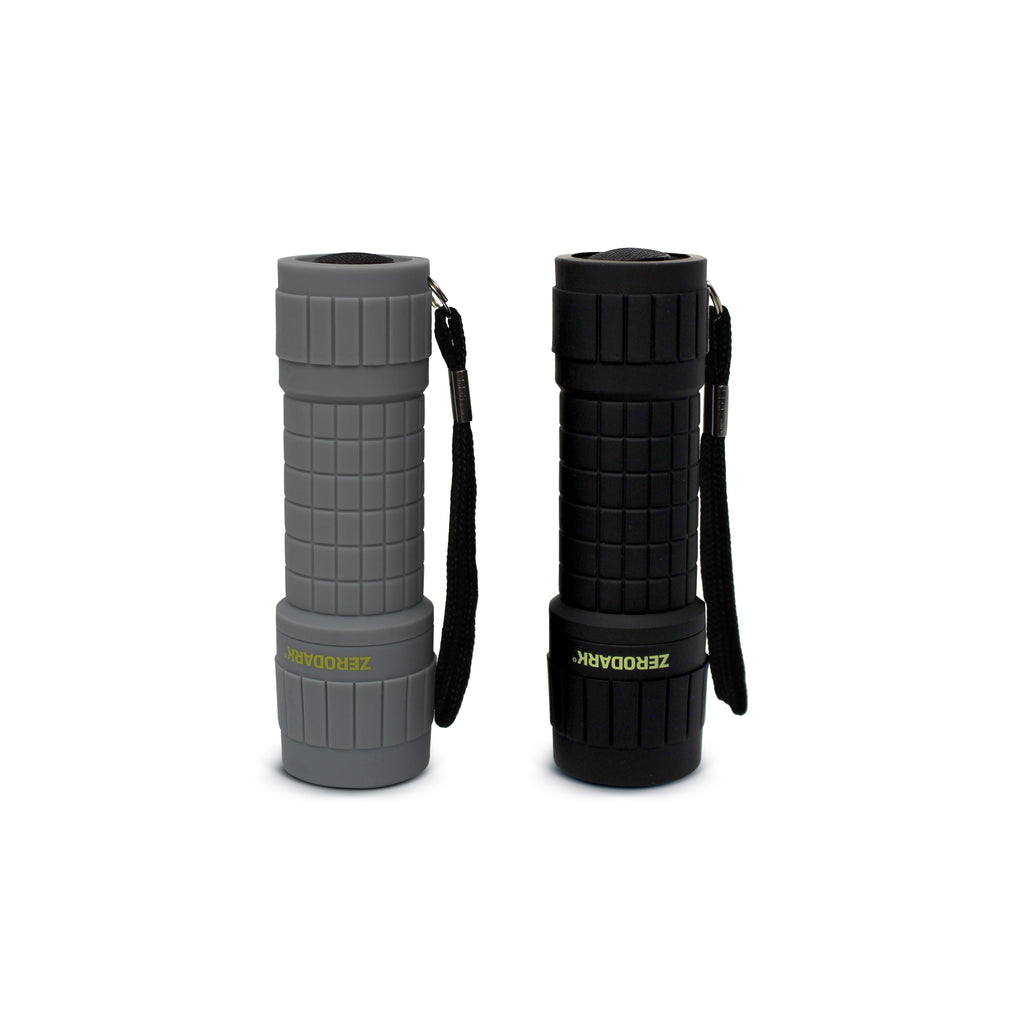 Universal 10 Pack Rubberized Grip Portable Flashlights