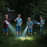 Universal 10 Pack Rubberized Grip Portable Flashlights