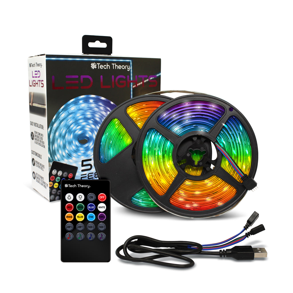 Tech Theory Color Changing 50 Ft LED Strip Lights