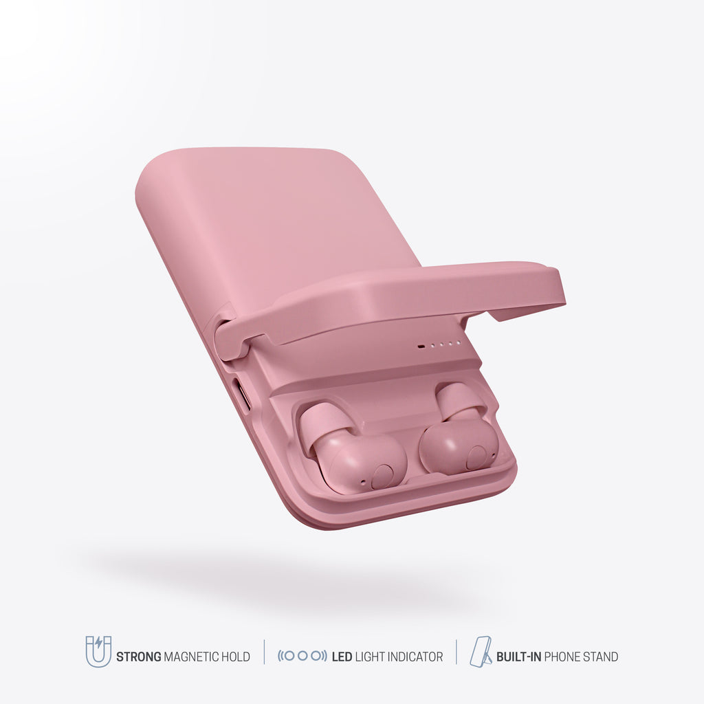 MagPower Pods Magnetic Portable Battery + TWS Earbuds