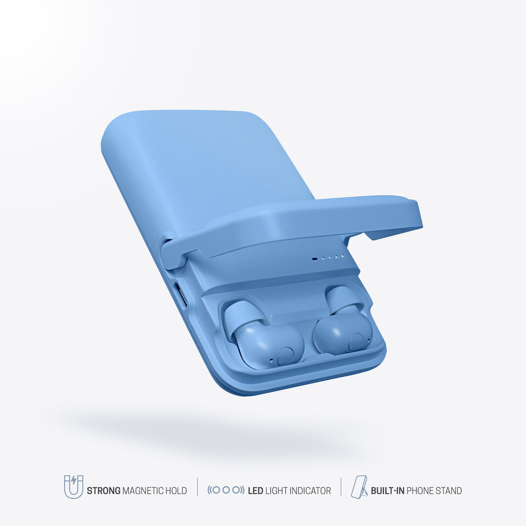 MagPower Pods Magnetic Portable Battery + TWS Earbuds