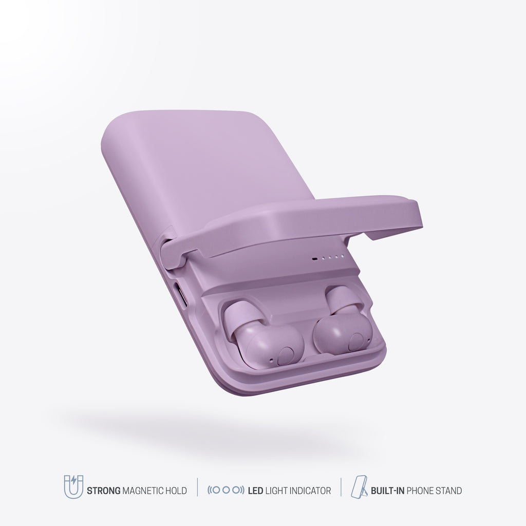 MagPower Pods Magnetic Portable Battery + TWS Earbuds