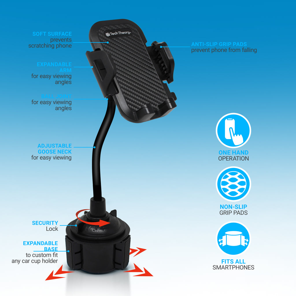 Tech Theory Cup Holder Phone Mount