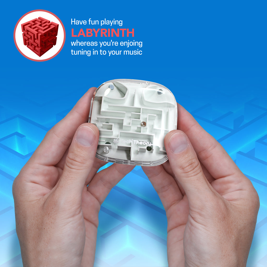 Tech Theory Labyrinth True Wireless Earbuds with 3D Maze