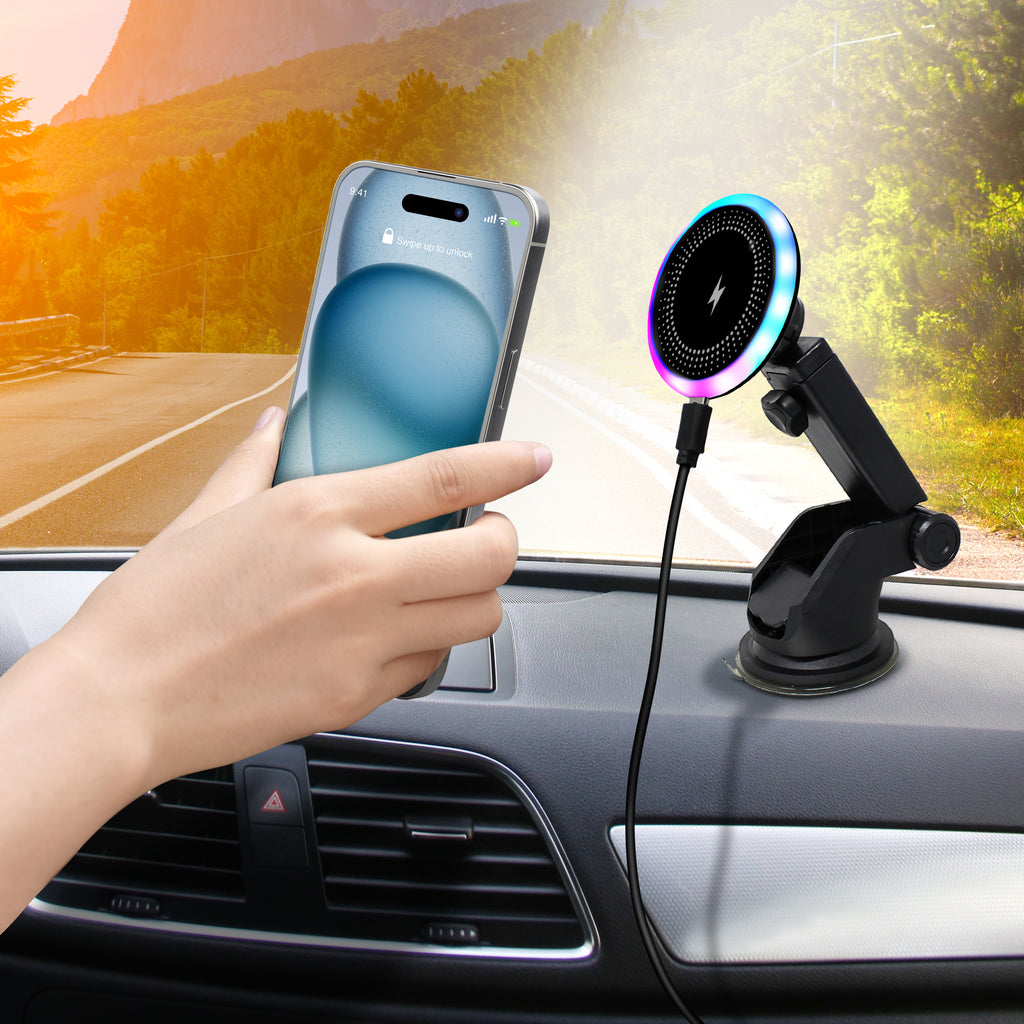 PowerGlow Magnetic Universal Wireless Charging Mount
