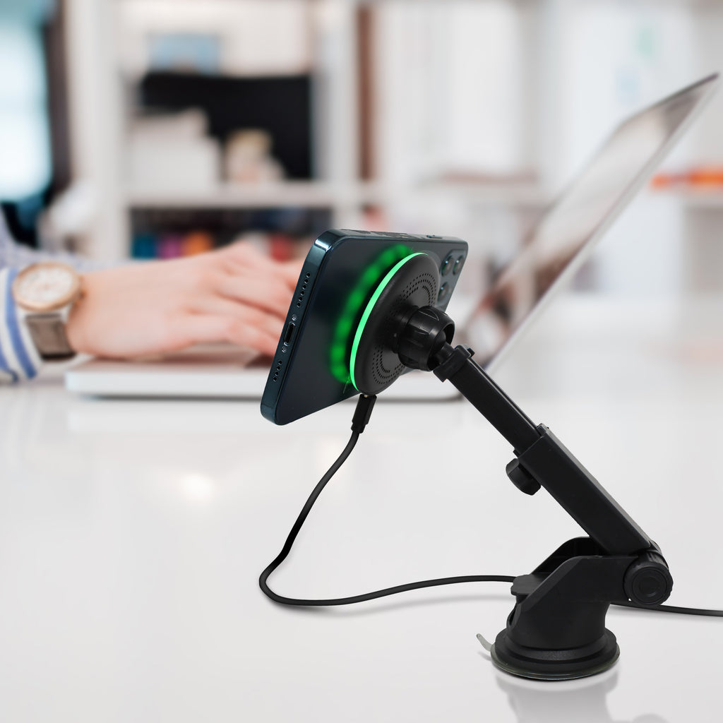 PowerGlow Magnetic Universal Wireless Charging Mount