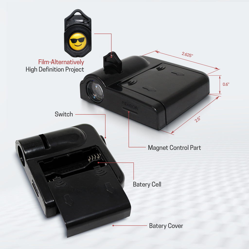 Tech Theory Wireless Car Door LED Projector Lights