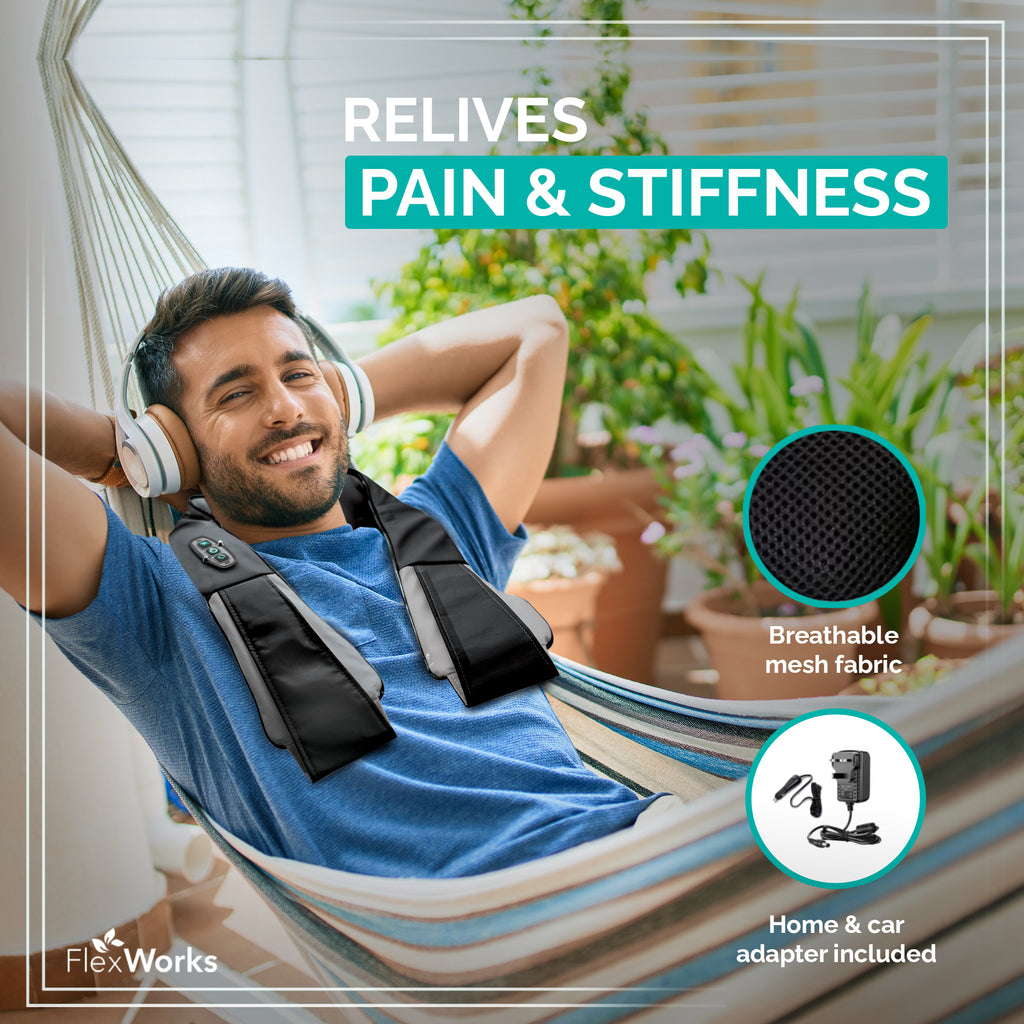 FlexWorks Neck & Shoulder Shiatsu Massager