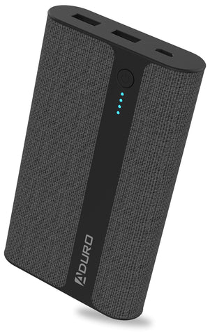 Aduro PowerUp Fabric 12,000mAh Dual USB Backup Battery