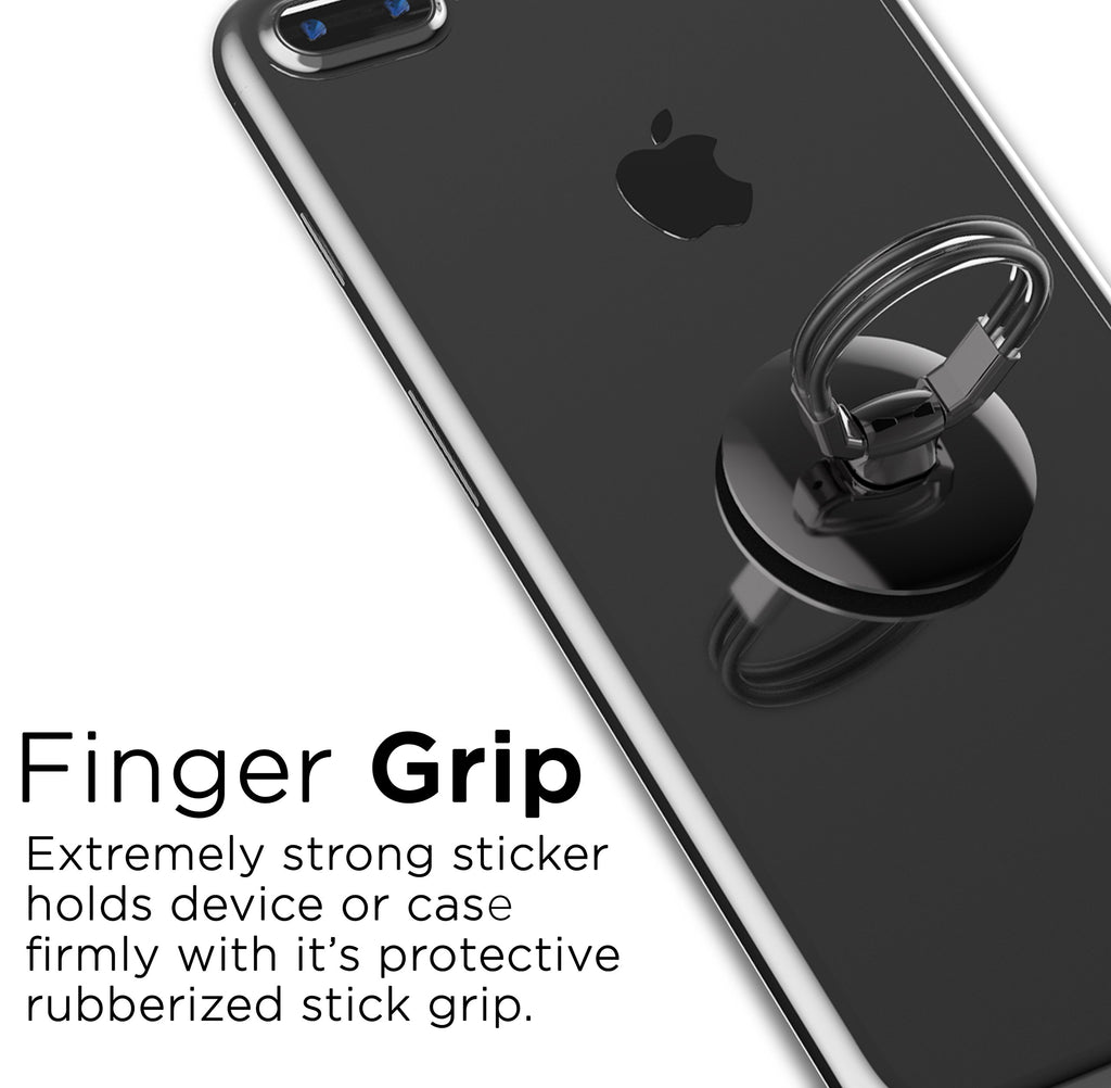 U-Grip Mobile Phone Ring Holder, 3 in 1 Universal Phone Ring Stand, Car Vent Mount, & Holder