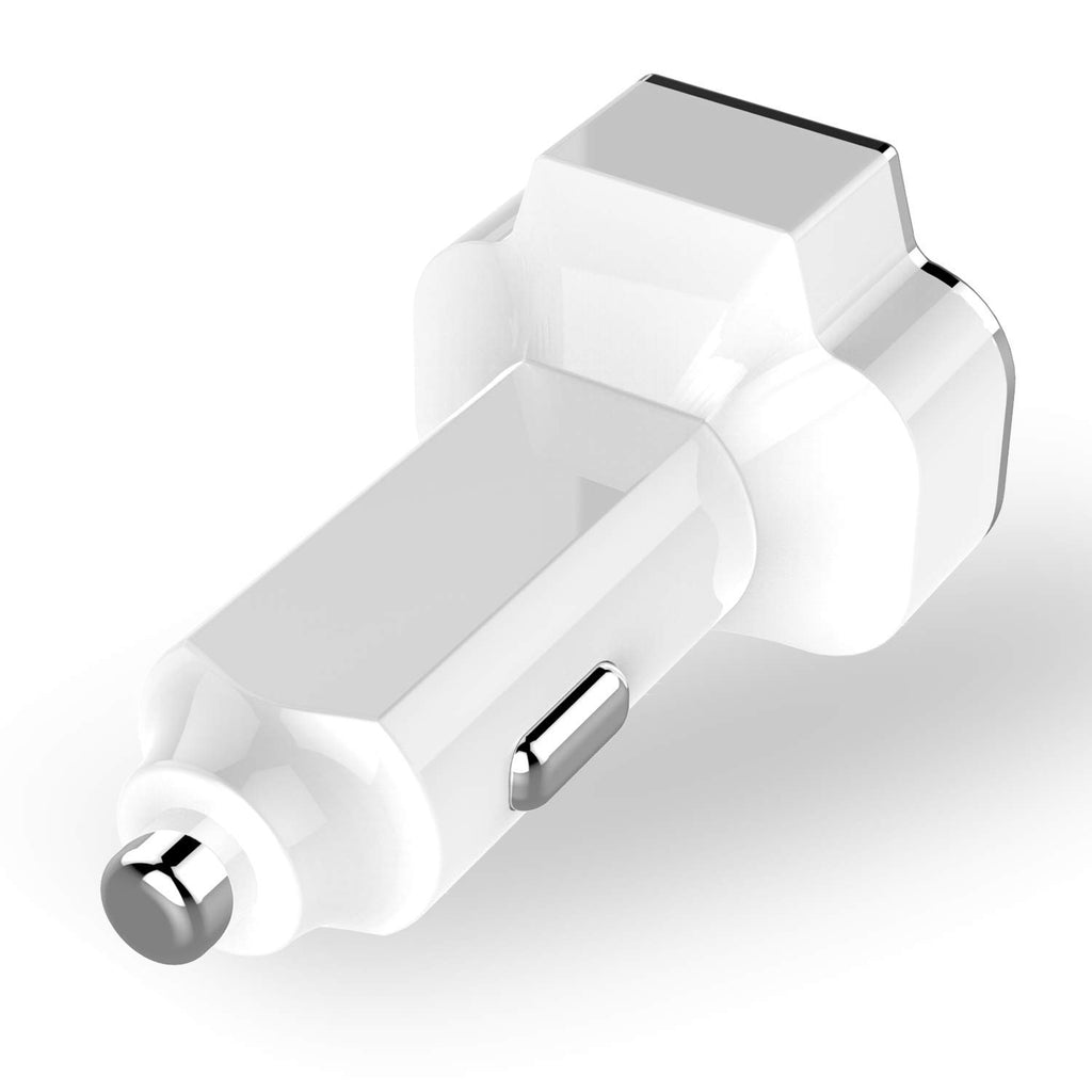 PowerUp 4 USB Port Car Charger Adapter for iPhone Samsung and More