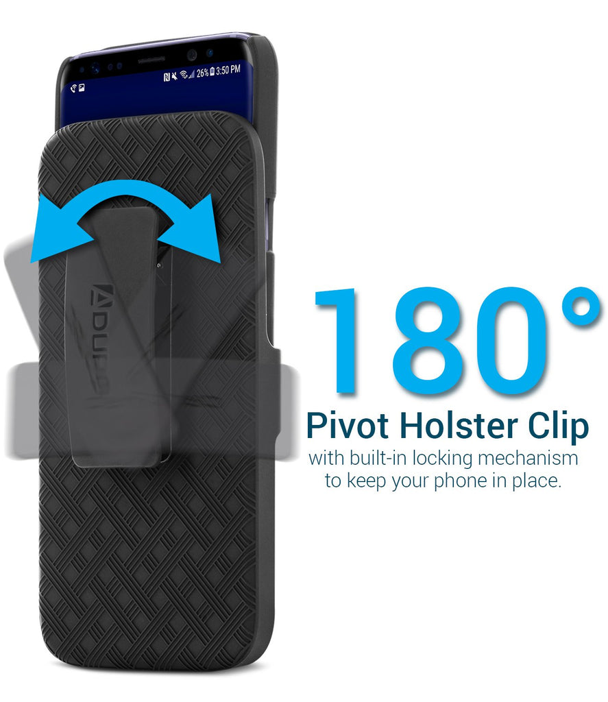 SHELL & HOLSTER COMBO CASE: Samsung Galaxy S8 Plus