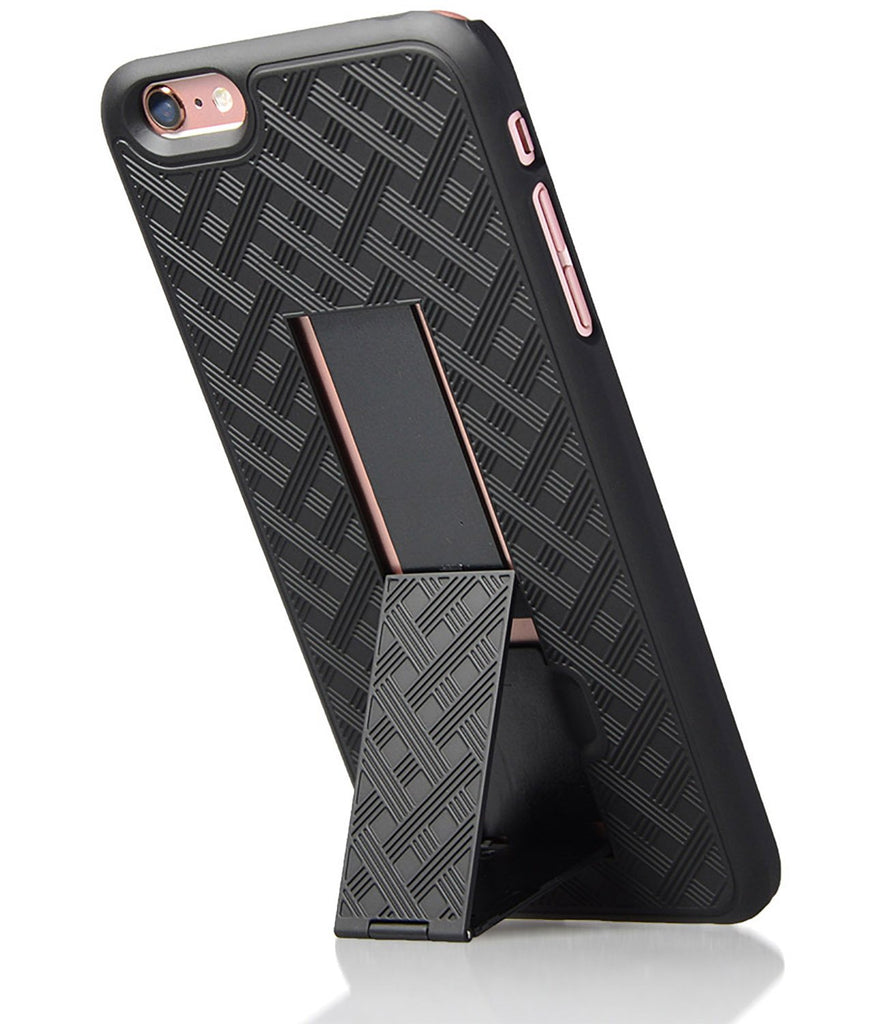 Aduro iPhone 6S Plus / 6 Plus COMBO Shell & Holster Case Super Slim Shell Case