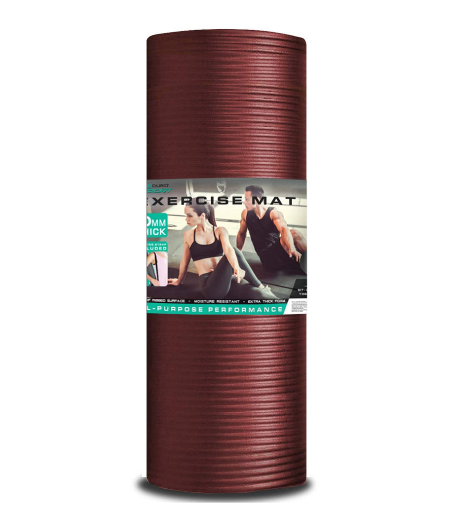 Aduro Sport Yoga Workout Mat, 1/2-Inch Extra Thick Yoga Foam Mat