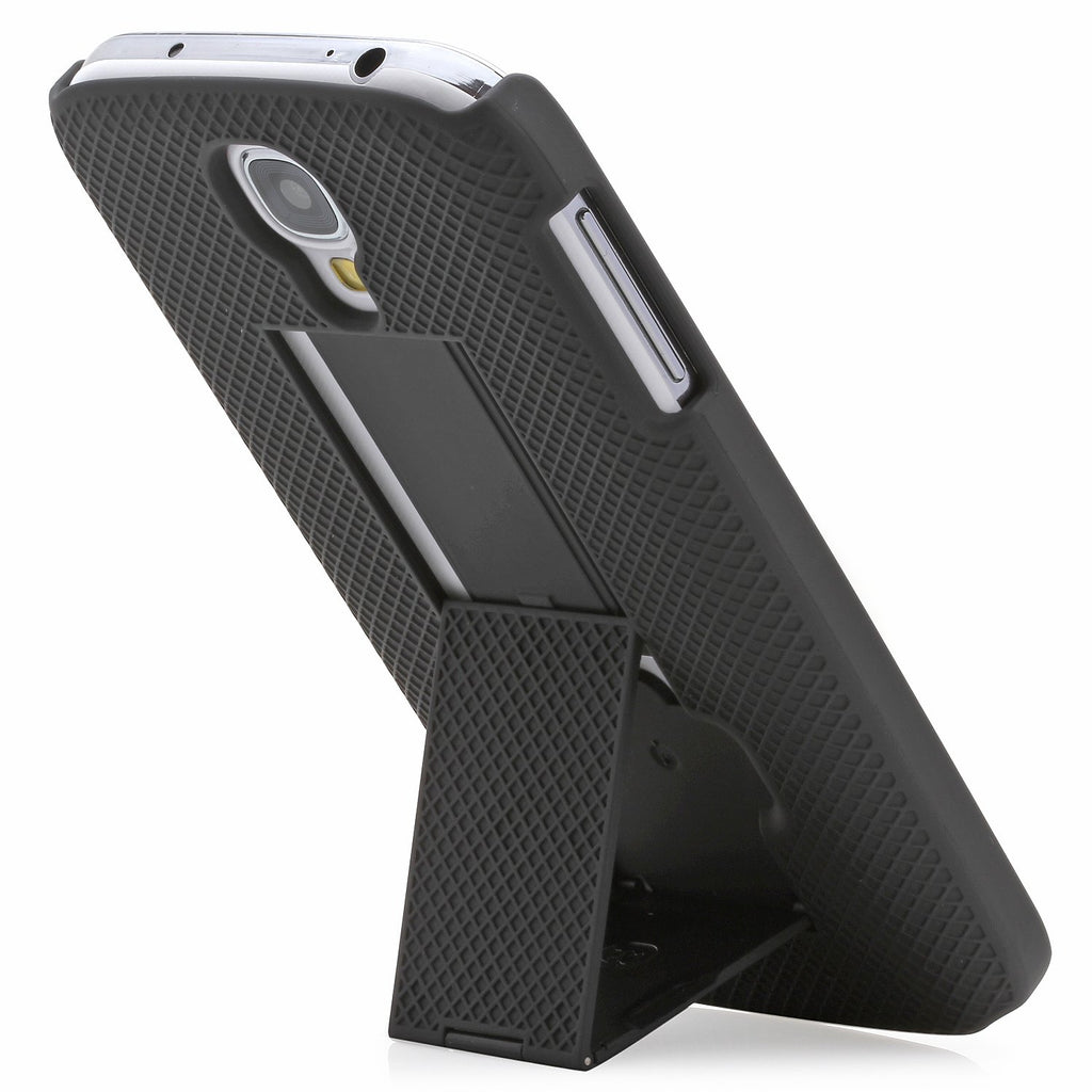 Aduro Galaxy S4 COMBO Shell & Holster Case Super Slim Shell Case