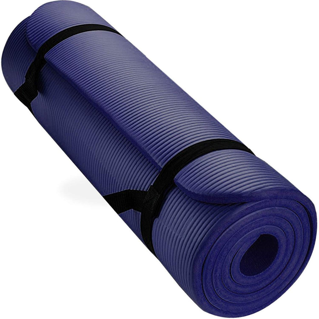 Aduro Sport Yoga Workout Mat, 1/2-Inch Extra Thick Yoga Foam Mat