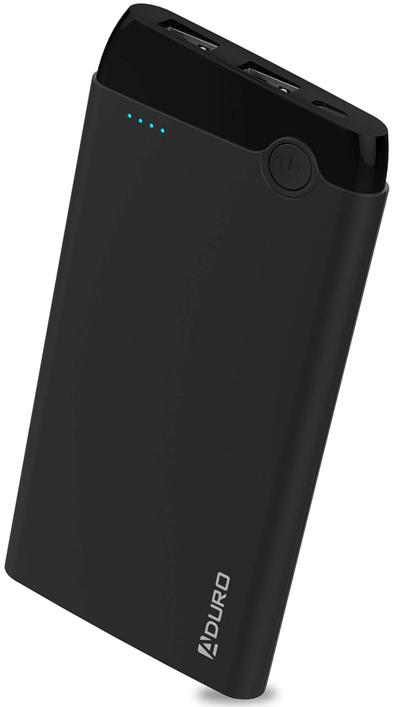 Aduro Power Dual USB LED Indicator 10,000mAh External Battery Charger