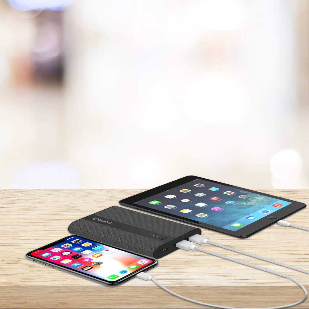 Aduro PowerUp Fabric 12,000mAh Dual USB Backup Battery Aduro PowerUp Fabric 12,000mAh Dual USB Backup Battery